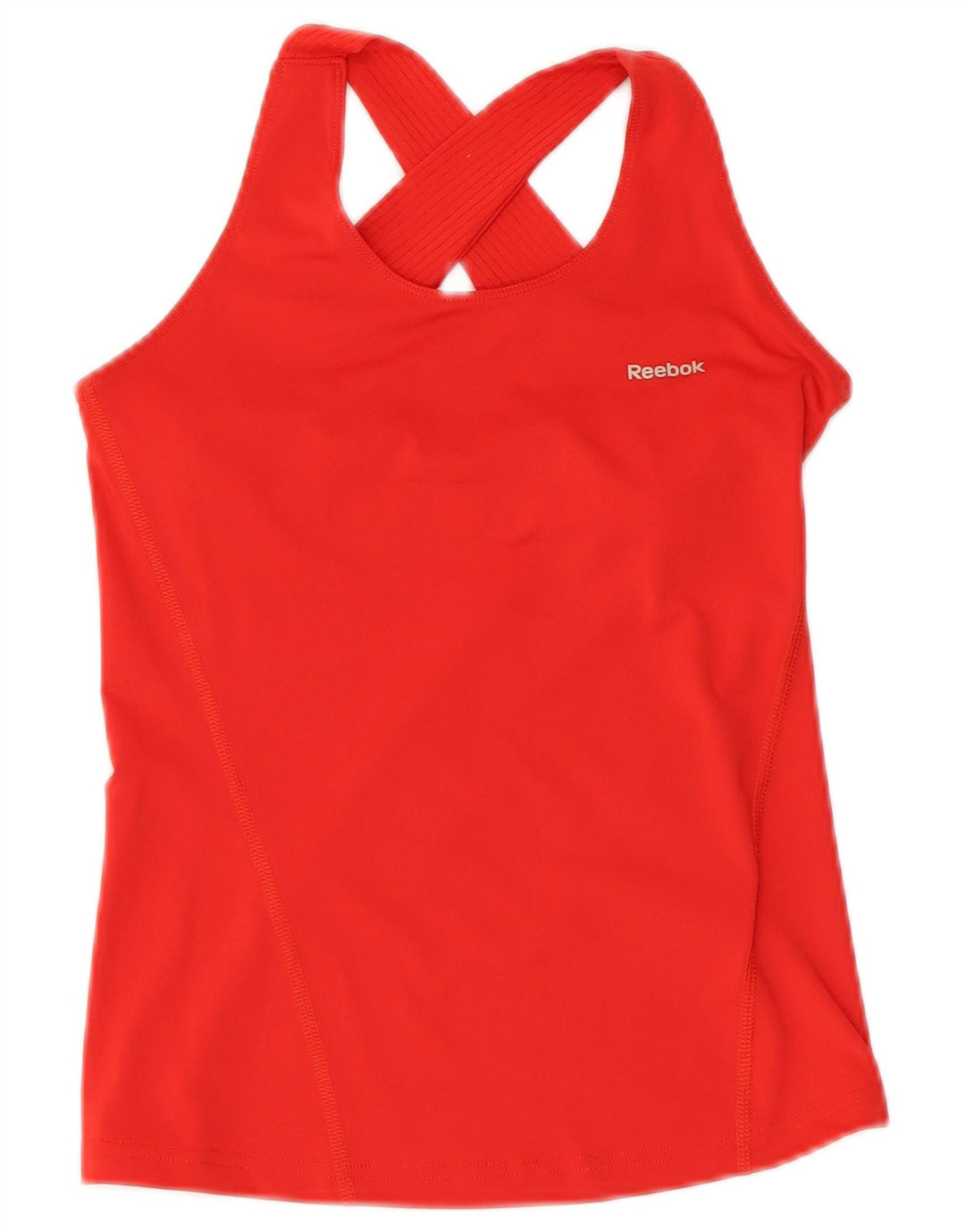 Reebok Damen Weste Top UK 4 XS Rot Polyester