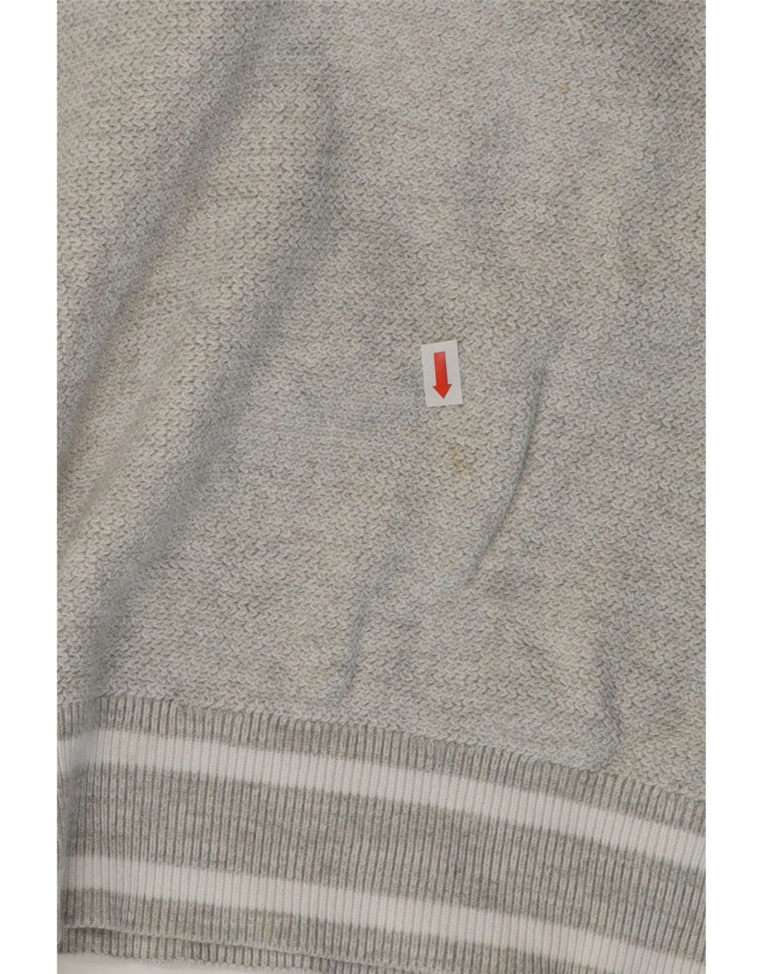 Marks & Spencer Mens Crew Neck Jumper Sweater 2XL Grey Cotton