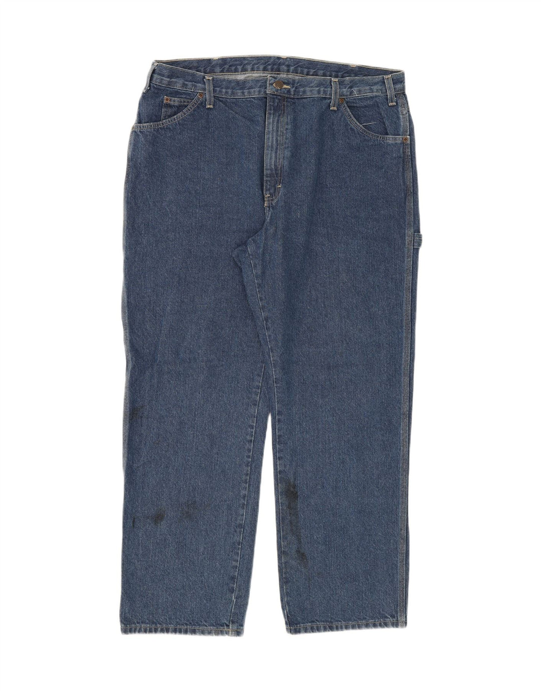 DICKIES Mens Cargo Straight Jeans W40 L30 Blue Cotton Vintage Dickies and Second-Hand Dickies from Messina Hembry 