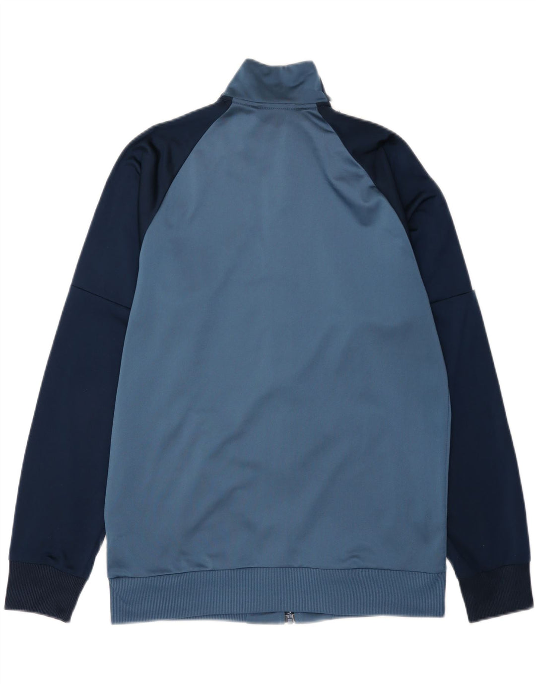Giacca da tuta da uomo Adidas UK 42/44 Poliestere color block blu medio