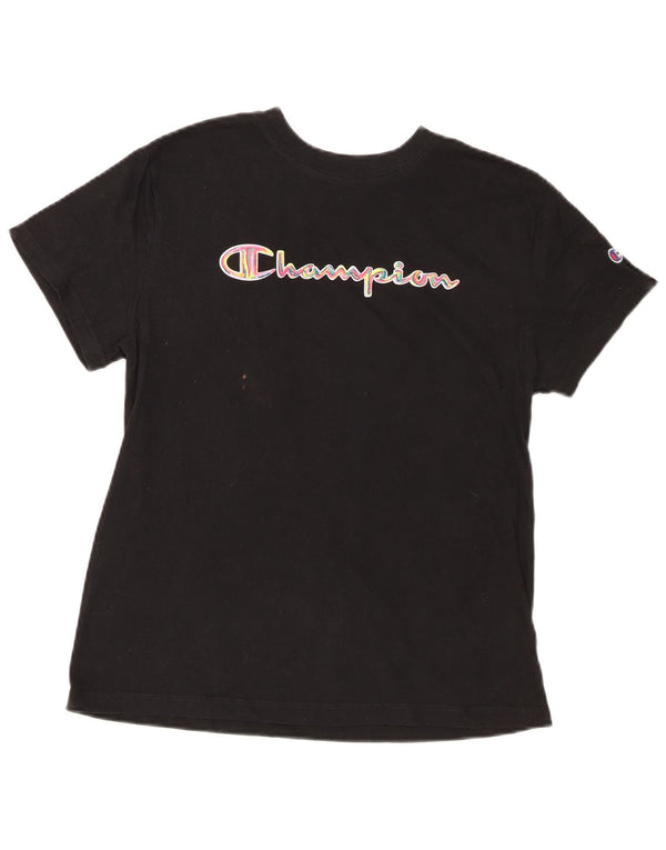 Damska koszulka graficzna Champion Top UK 12 Medium Black