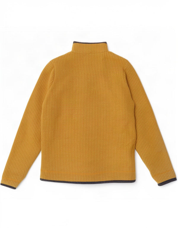 Weird Fish Jersey de Forro Polar con Cremallera y Cuello para Mujer UK 10 Small Yellow Poliéster