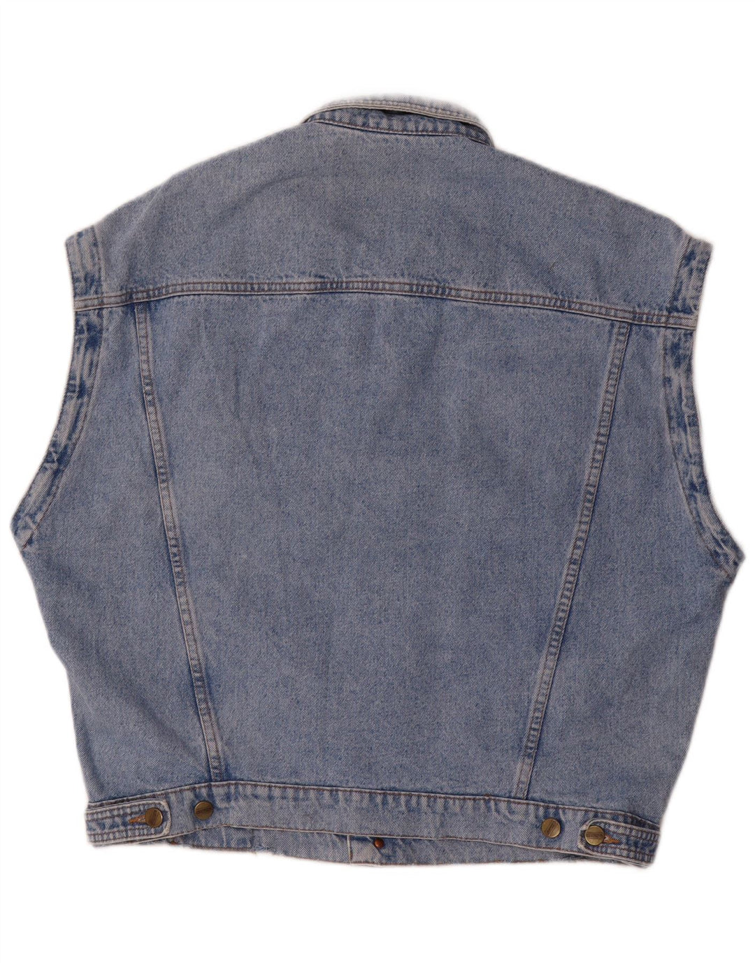 Quarry Mens Denim Gilet UK 42 XL Blue