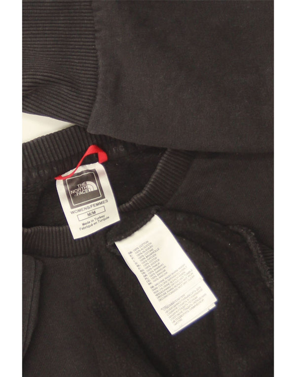 The North Face Damen-Sweatshirt-Pullover UK 14 Medium Black Colourblock