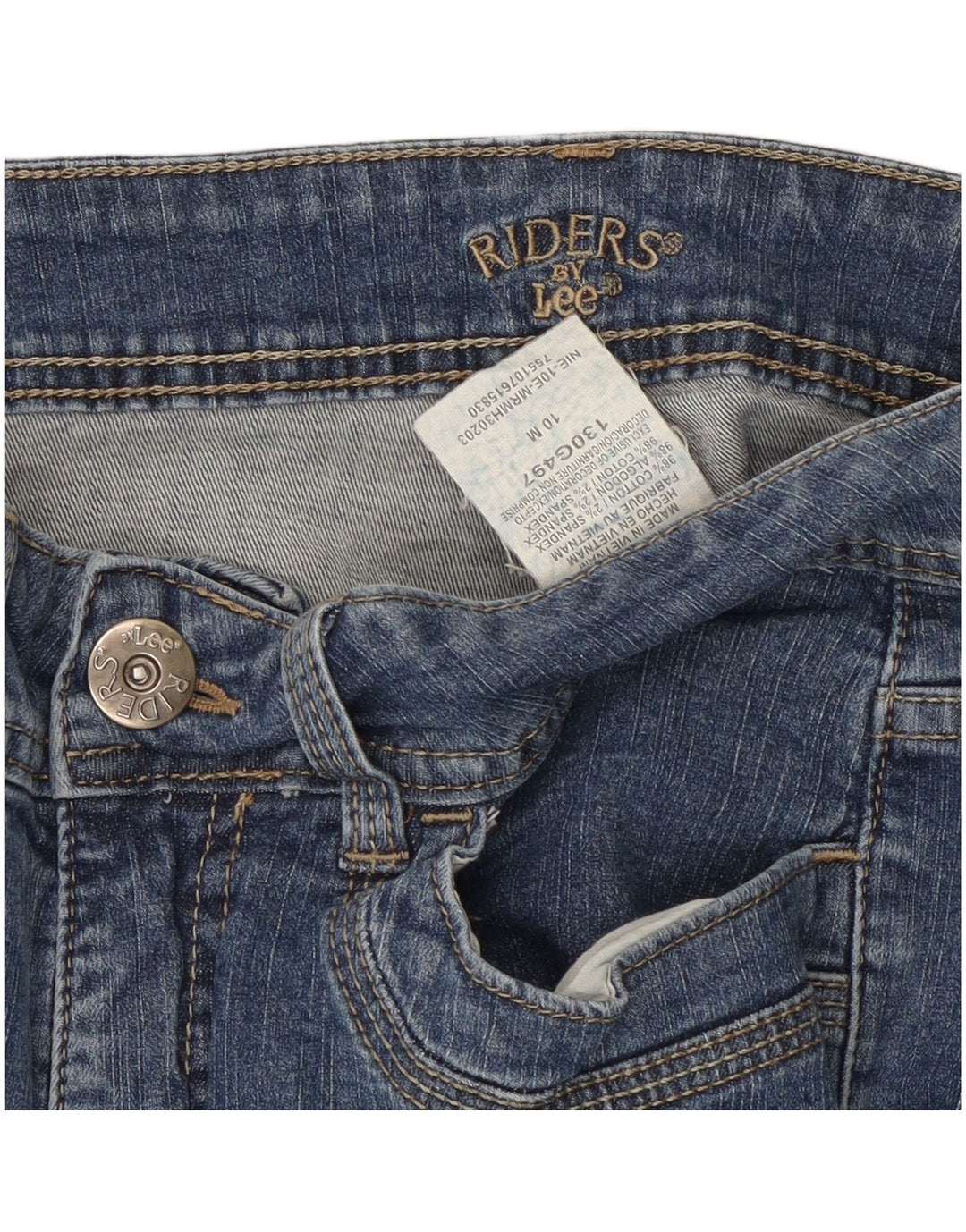 Lee Womens Riders Bootcut Jeans US 10 Large W30 L30 Blue Cotton