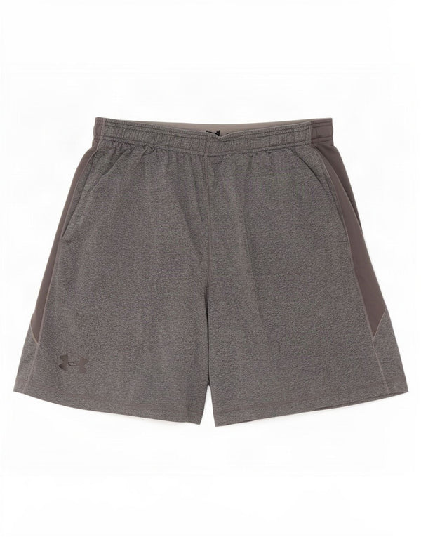 Under Armour Mens Heat Gear sport rövidnadrág XL szürke foltos