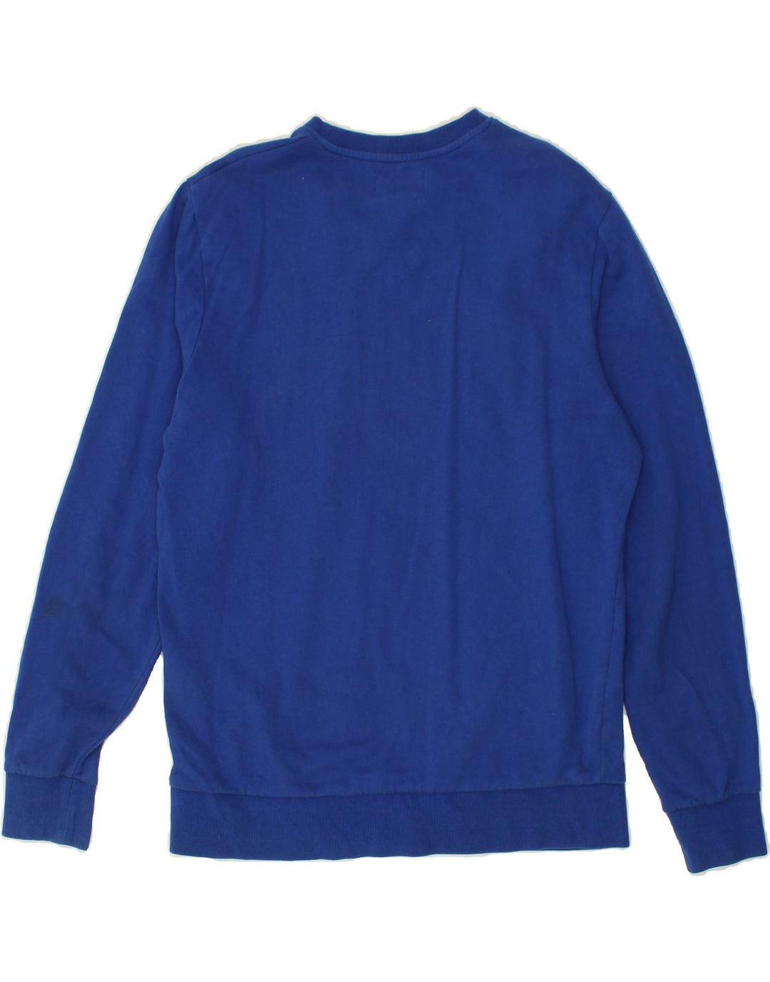 JACK & JONES Mens Graphic Sweatshirt Jumper Medium Blue Cotton Vintage Jack & Jones and Second-Hand Jack & Jones from Messina Hembry 