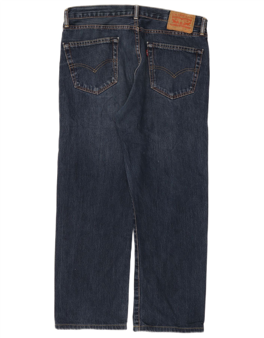 Levi's Mens 751 Straight Jeans W34 L27 Blue Cotton