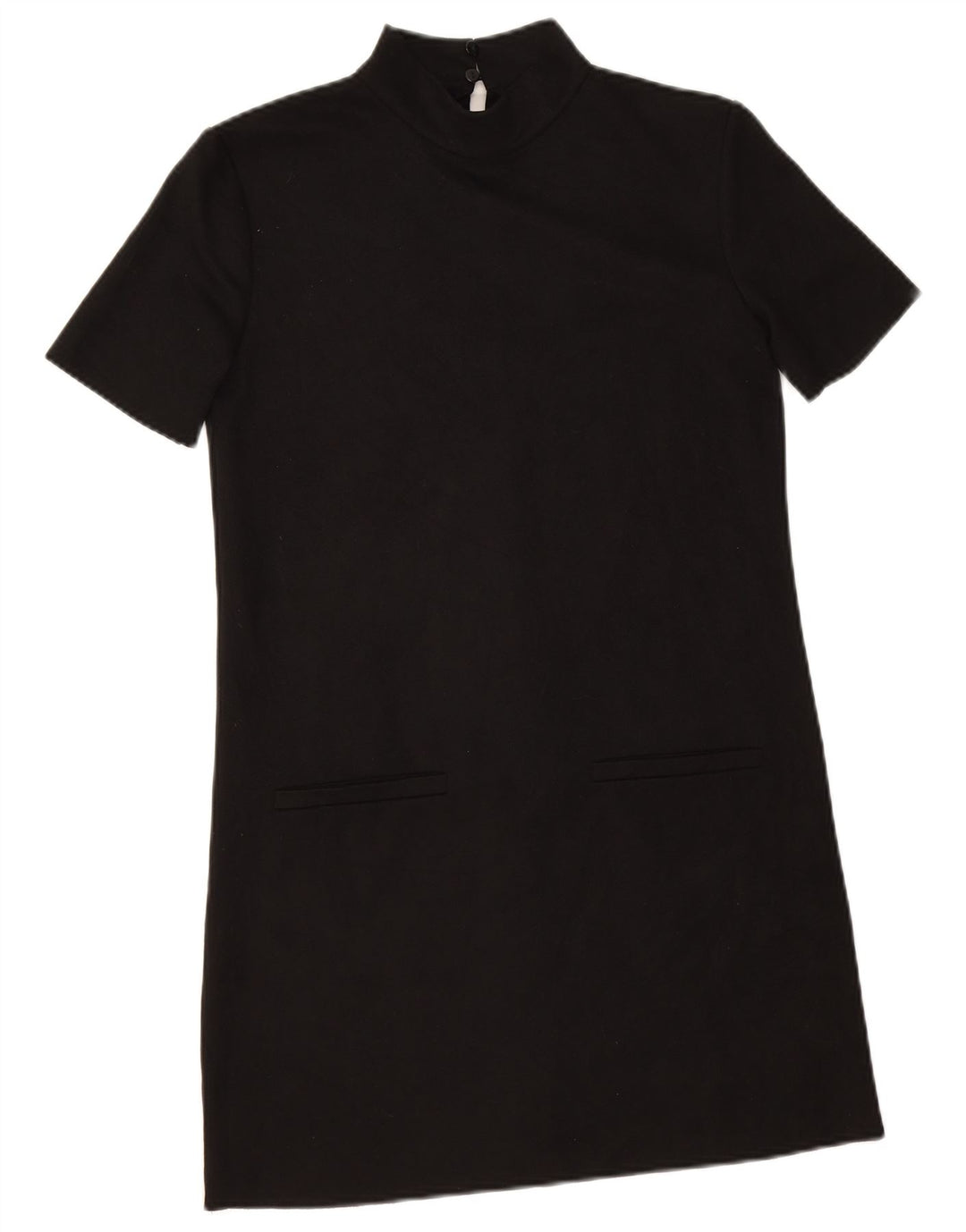 Zara Womens Shift Dress UK 6 XS Black