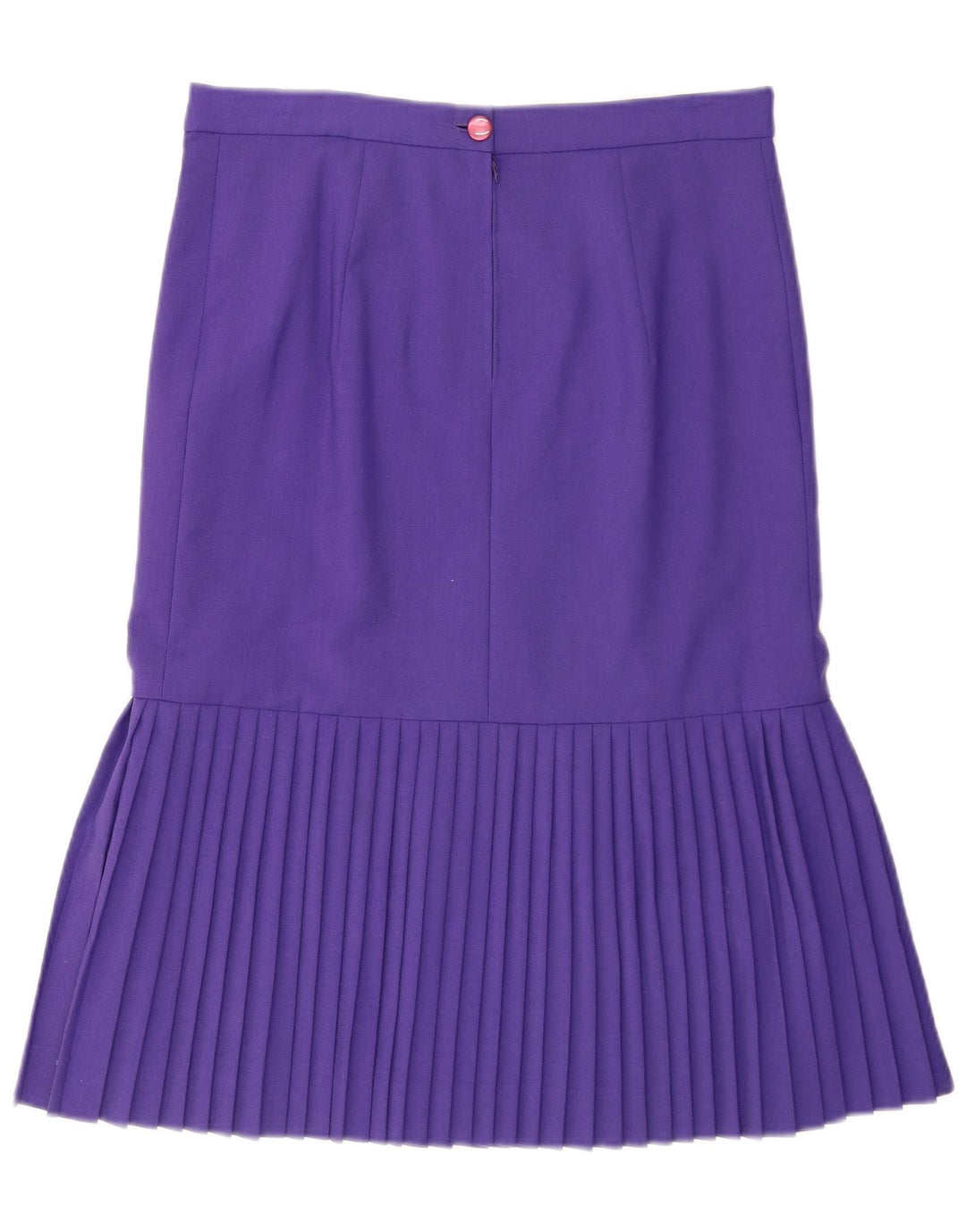 Vintage Womens Pleated Skirt W30 Medium Purple