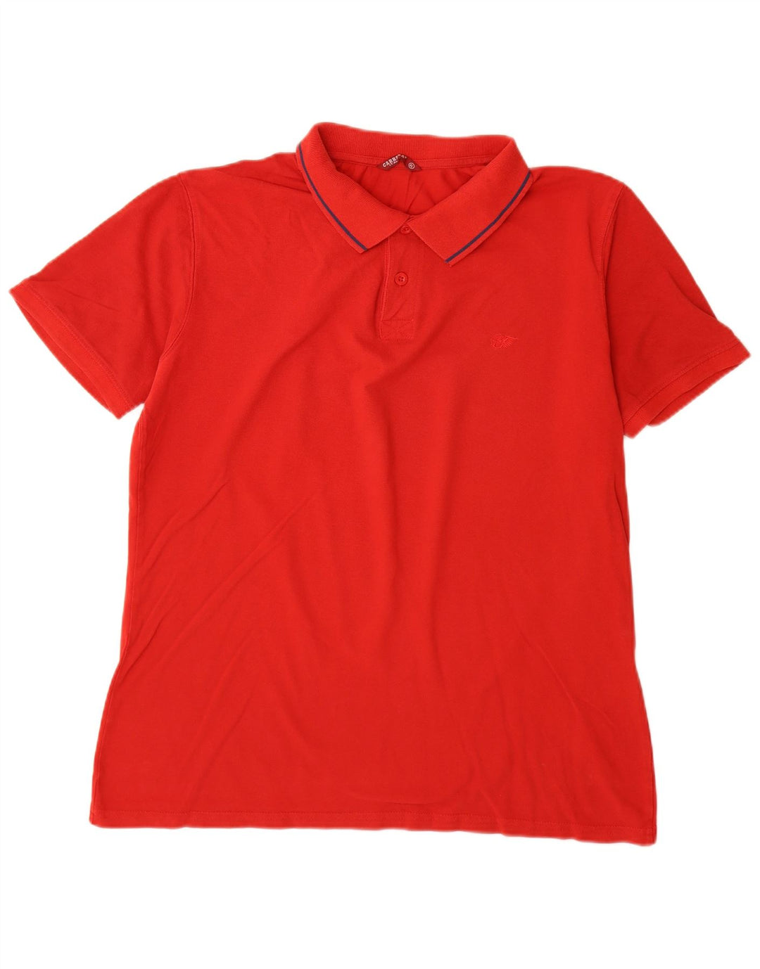 Carrera Mens Polo Shirt XL Red Cotton