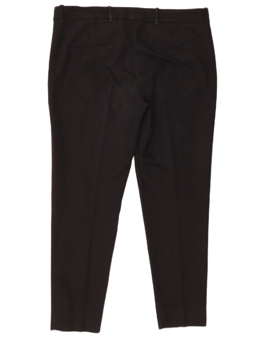 Zara Dame Slim Chino Bukser XL W32 L28 Sort Polyester