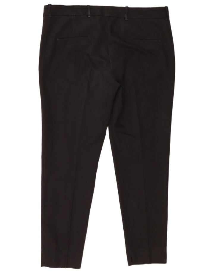 Zara Dame Slim Chino Bukser XL W32 L28 Sort Polyester