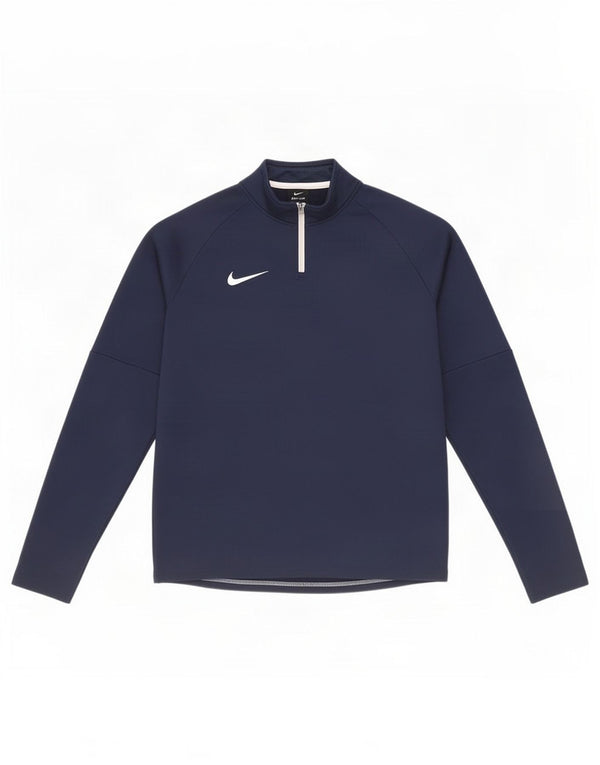 Nike Boys Dri Fit Pullover Træningsdragt Top 13-14 år XL Marineblå