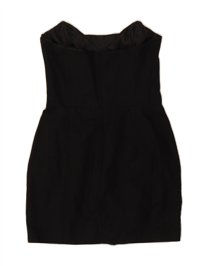 FRENCH CONNECTION Womens Sleeveless Strapless Dress UK 8 Small Black Vintage French Connection and Second-Hand French Connection from Messina Hembry 