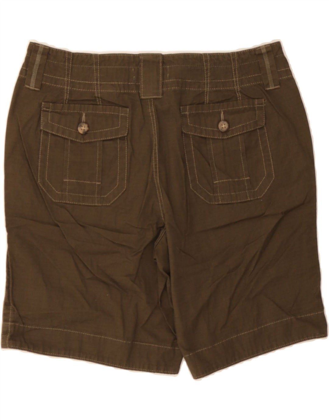 EDDIE BAUER Womens Chino Shorts US 12 Large W30  Green Vintage Eddie Bauer and Second-Hand Eddie Bauer from Messina Hembry 