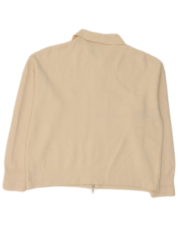 Massimo Dutti Cárdigan Extragrande para Mujer UK 10 Small Off White