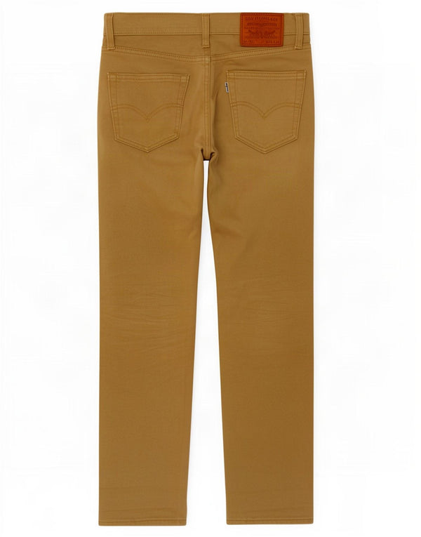 Levi's Mens 511 Straight Chino Trousers W29 L30 Beige Cotton