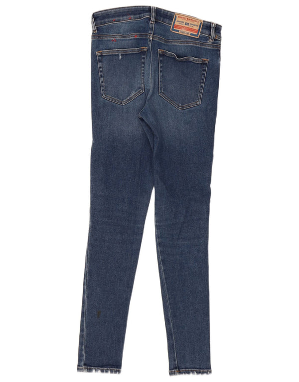 Diesel Womens Skinny Jeans W28 L29 Blue Cotton