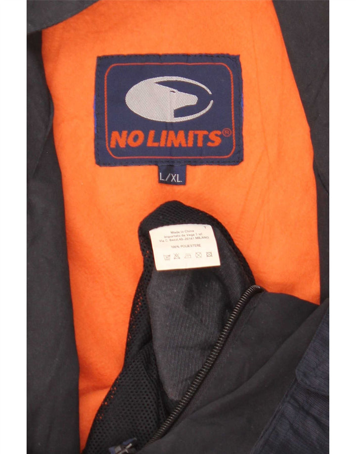 No Limits Mens Utility Gilet UK 40 Large Navy Blue Polyester