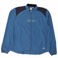 ADIDAS Mens Tracksuit Top Jacket XL Blue Colourblock Polyester