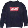 LEVI'S Boys Graphic Sweatshirt Jumper 9-10 Years  Navy Blue Cotton Vintage Levi's and Second-Hand Levi's from Messina Hembry 