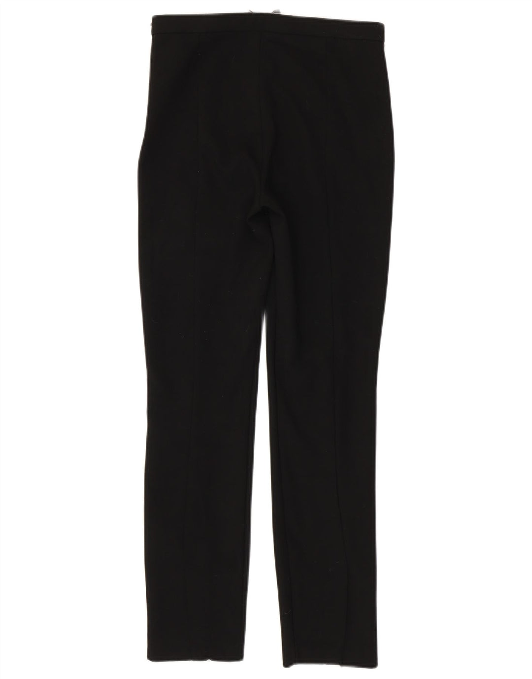 ZARA Womens Slim Casual Trousers Small W26 L27 Black Polyester