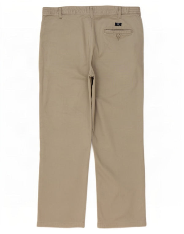 Męskie spodnie Chino Marks & Spencer Blue Harbor Pegged W44 L31 Khaki