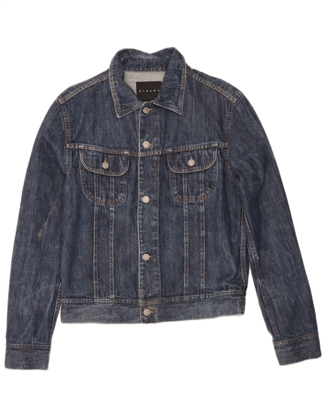 Giacca di jeans da uomo Sisley UK 36 Small Blu Navy