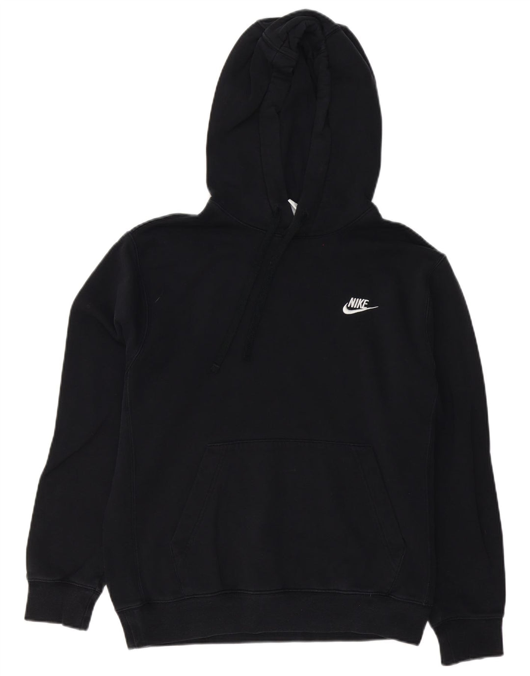 Nike Mens Hoodie Jumper Small Black Cotton