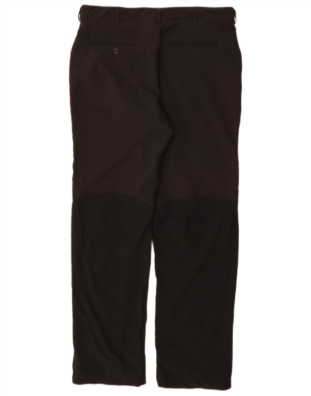 NIKE Mens Straight Casual Trousers W34 L32 Black Polyester