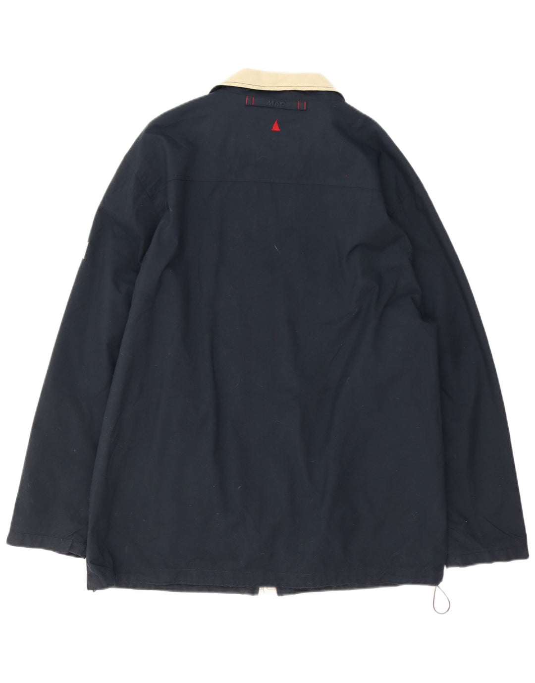 Musto Mens Rain Jacket UK 40 Large Navy Blue Nylon