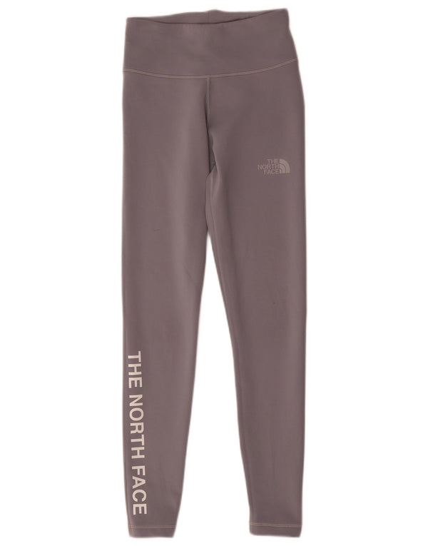 The North Face Womens Graphic Leggings UK 6 XS  Grey Polyester