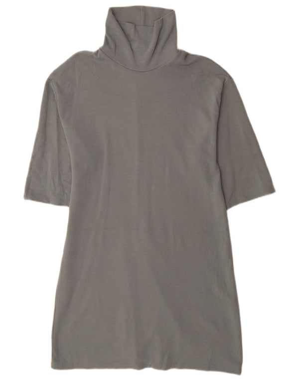 Abito T-shirt Zara da donna UK 10 piccolo in cotone grigio