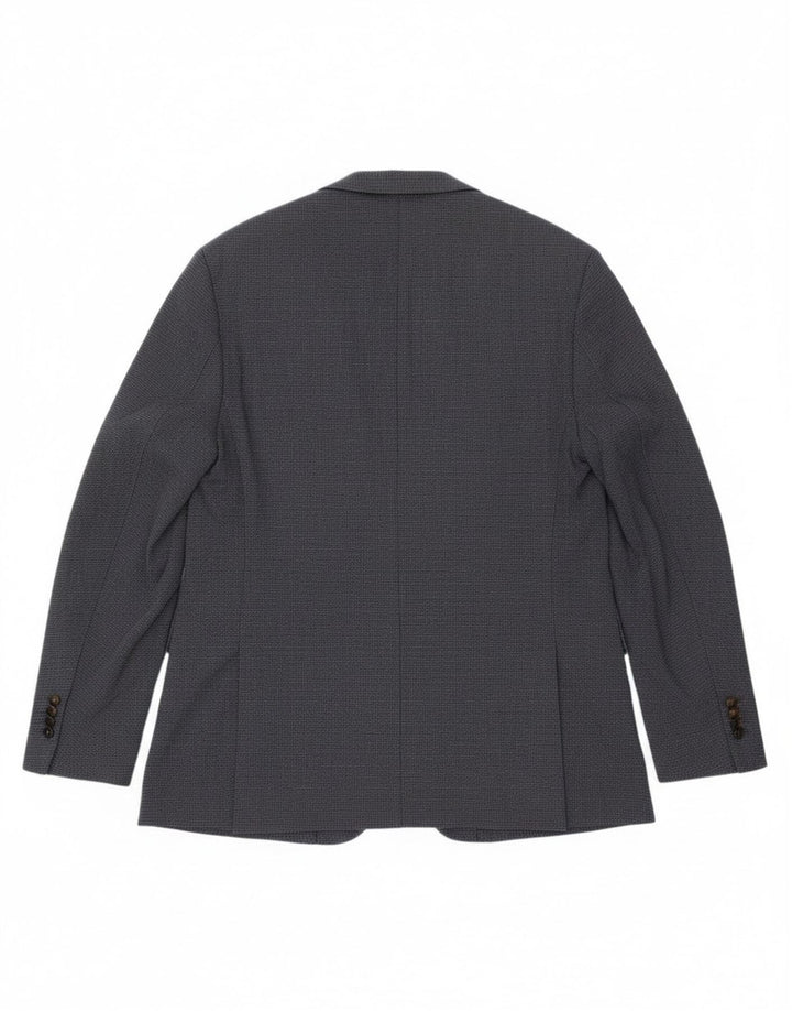 Massimo Dutti Herre 2-knaps blazerjakke EU 58 2XL Marineblå Bomuld