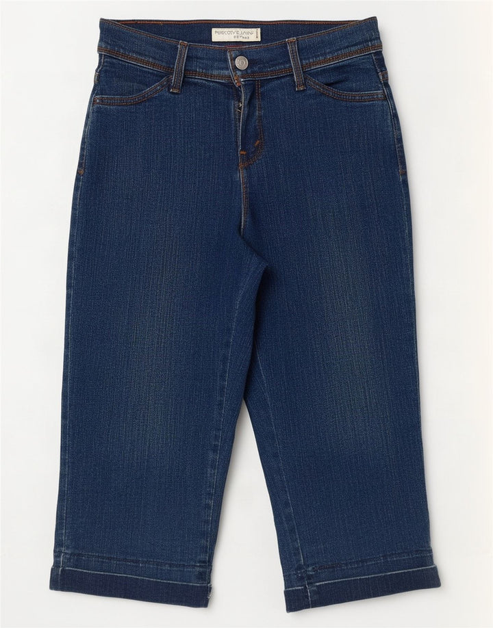 Levi's Womens 512 Capri Jeans US 4 Small W28 L18 Navy Blue