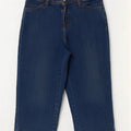 Levi's Womens 512 Capri Jeans US 4 Small W28 L18 Navy Blue
