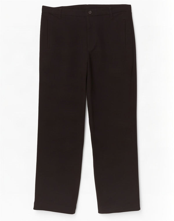 Pantaloni de costum drepți pentru femei Marks & Spencer UK 14 Medium L34 L30 Negru