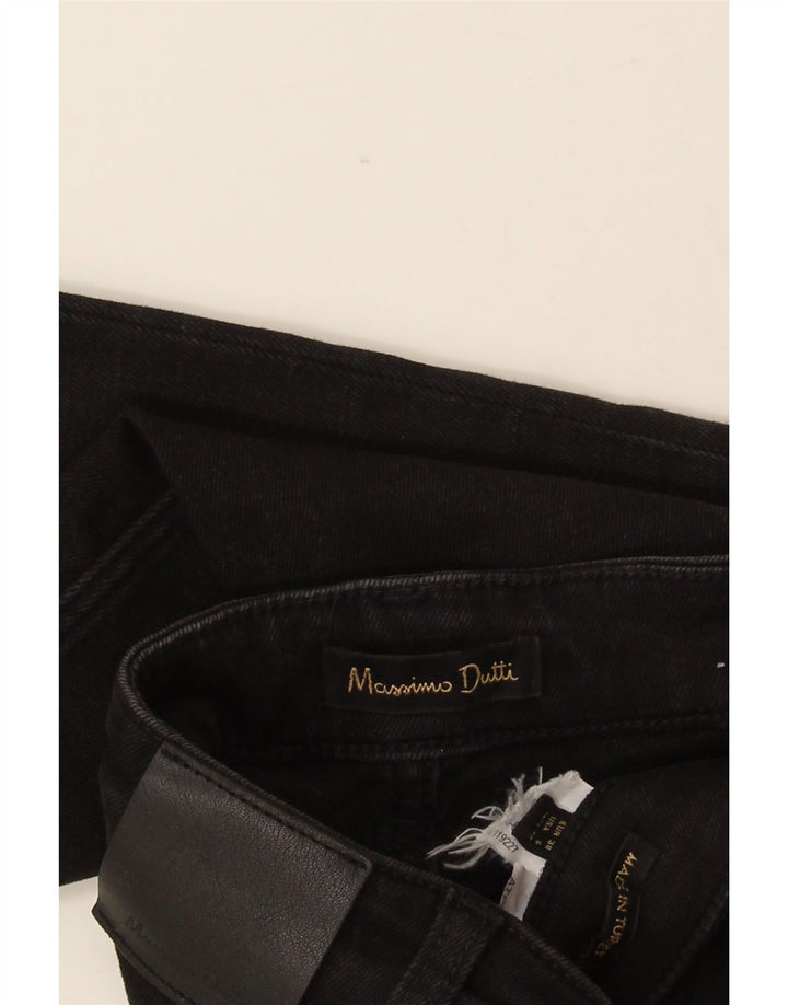 Massimo Dutti Dame Bootcut Jeans EU 38 Small W28 L32 Sort