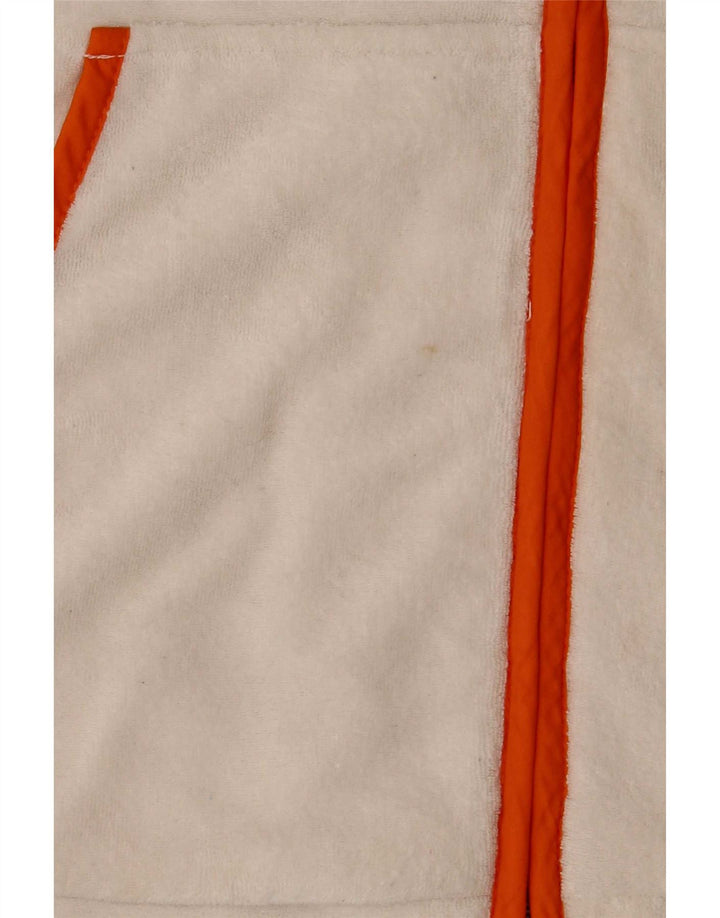 Slam Womens Fleece Oversized Zip Hoodie Sweater UK 10 Small White Polyester
