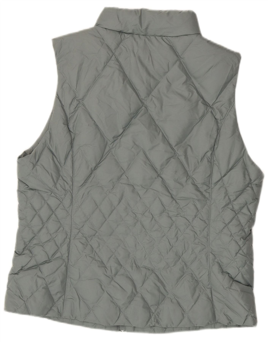 Eddie Bauer Chaleco acolchado para mujer UK 46 Poliéster azul grande