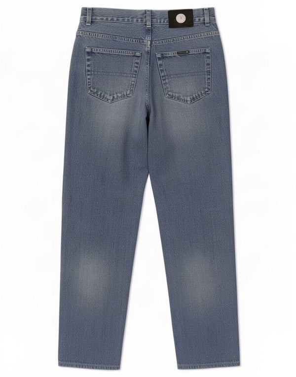 Jeans Straight Uomo Trussardi W32 L30 Cotone Blu