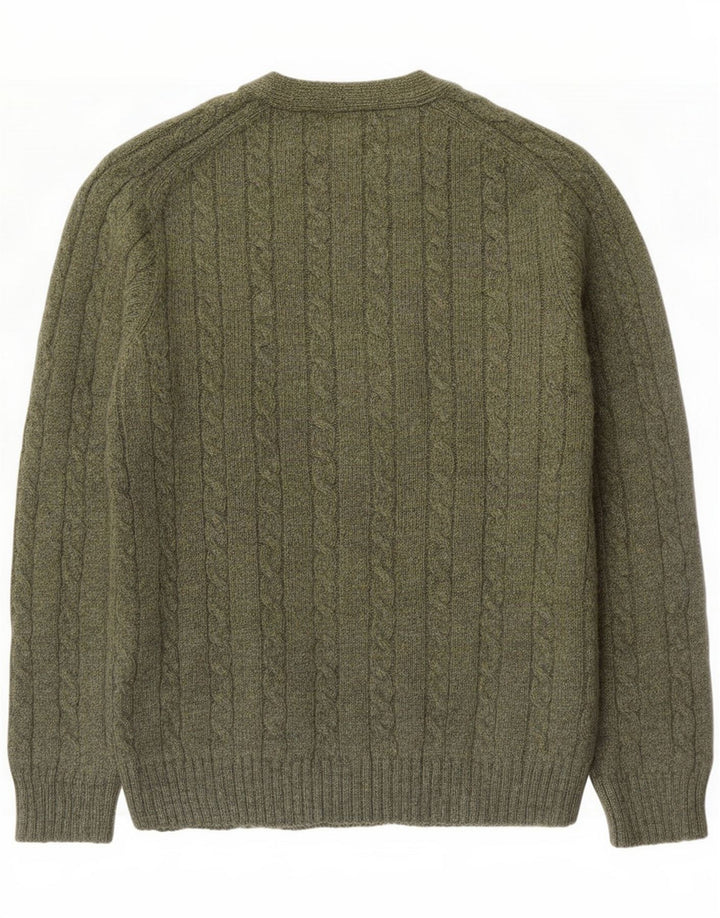 Maglione Cardigan Uomo Kappa Large Verde Lana