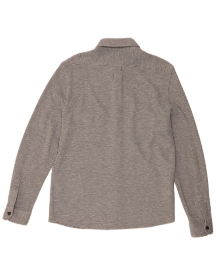Reiss Chemise Homme Large Gris Moucheté Coton