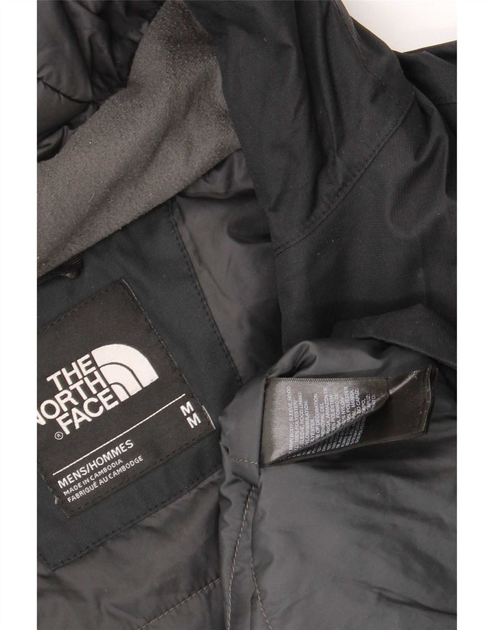 The North Face Chaqueta cortavientos con capucha para hombre UK 38 Mediano Negro Poliéster
