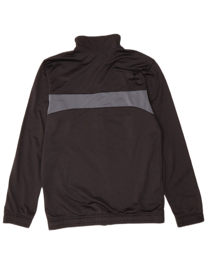 Reebok Mens Tracksuit Top Jacket Small Black Colourblock Polyester
