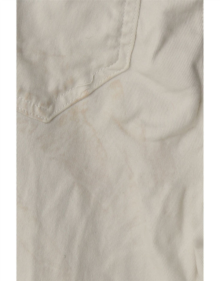 MASSIMO DUTTI Mens Cropped Jeans EU 40 Medium W30 L26 White