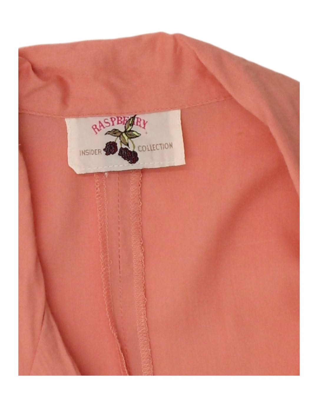 RASPBERRY Womens Double Breasted Blazer Jacket UK 16 Large Pink Vintage Raspberry and Second-Hand Raspberry from Messina Hembry 