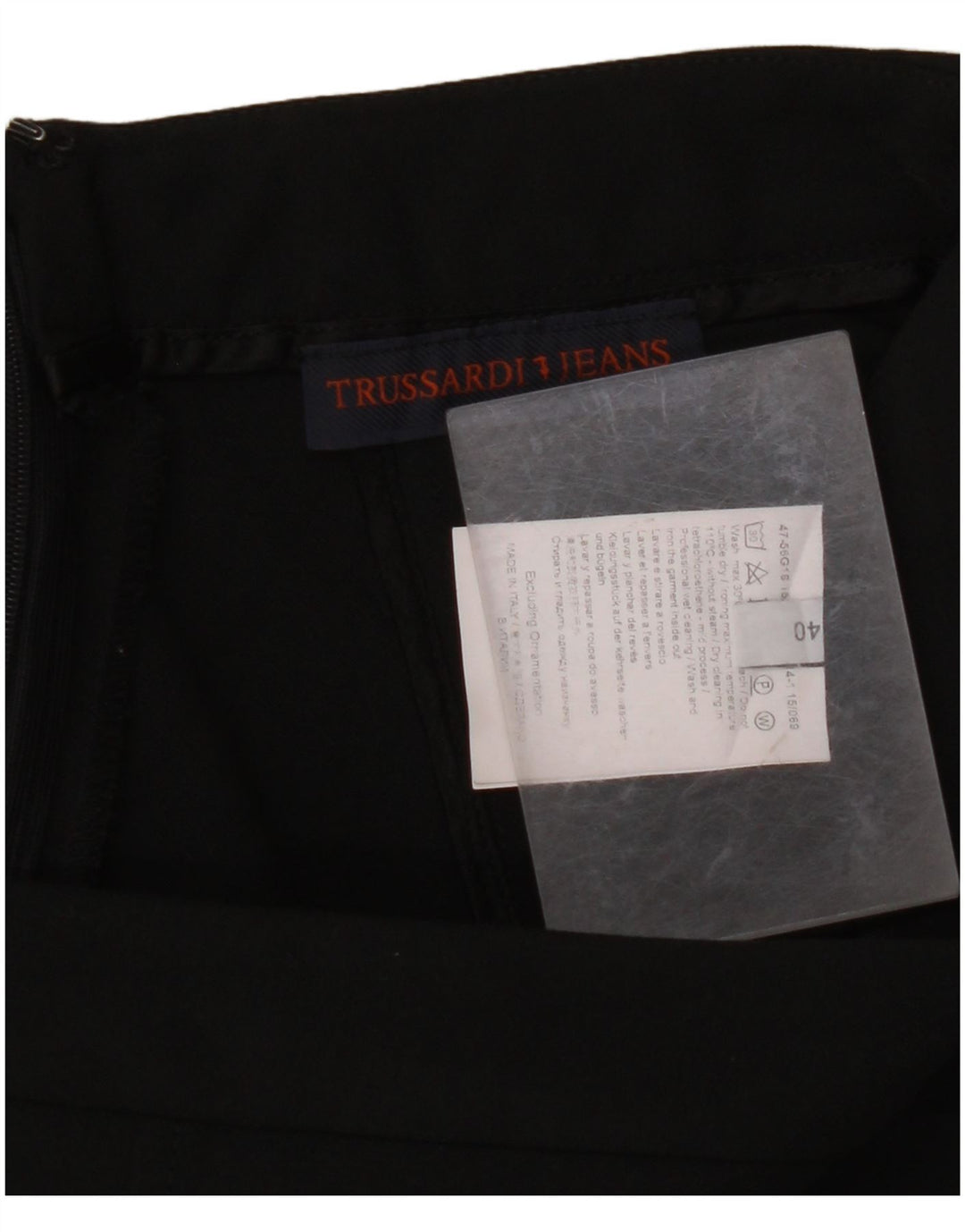 Fusta creion pentru femei TRUSSARDI IT 40 Small W26 Poliester negru