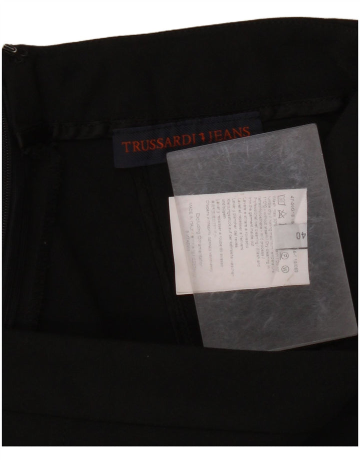 Fusta creion pentru femei TRUSSARDI IT 40 Small W26 Poliester negru